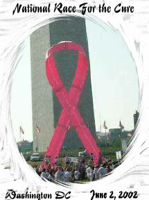 leah_pinkribbon.jpg, national race for the cure, pink ribbon, by Leah