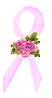 mypnkribbon.gif, pink flower pink ribbon Lou Carter
